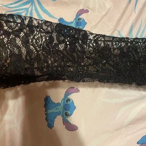 Black lace long sleeve, dress size extra-large red black and diamond hand gemmed